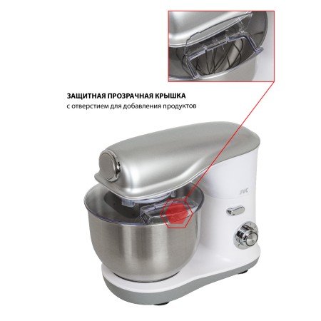 миксер планетарный jvc jk-mx510 silver
