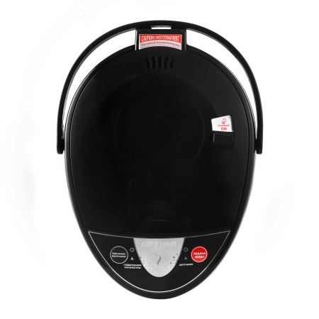 термопот optima ap-603s серебристый/черный