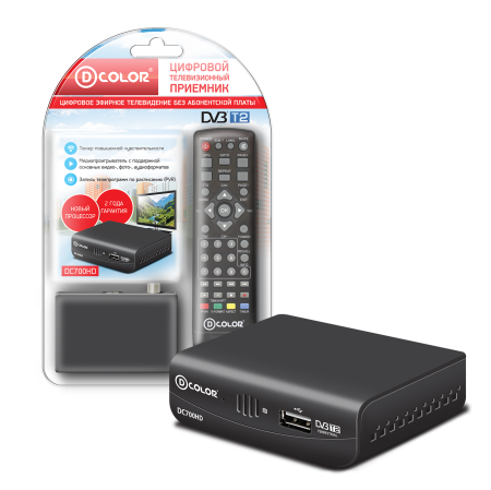 цифровая приставка d-color dc700hd plus