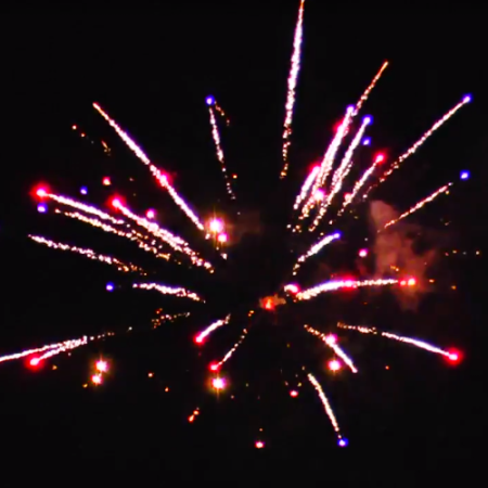 батарея салютов рк7390 лясим трясим (1,0" х 100) 1/2	