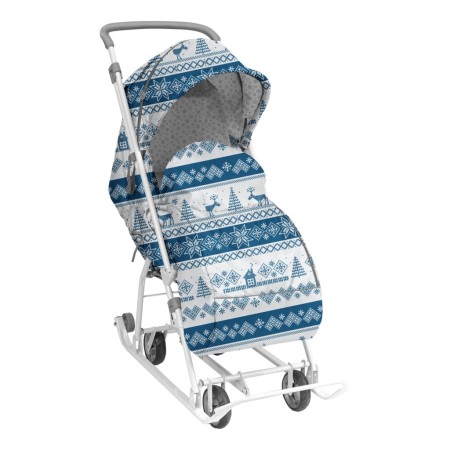 санки ника наши детки ндт3-1к скандинавский синий