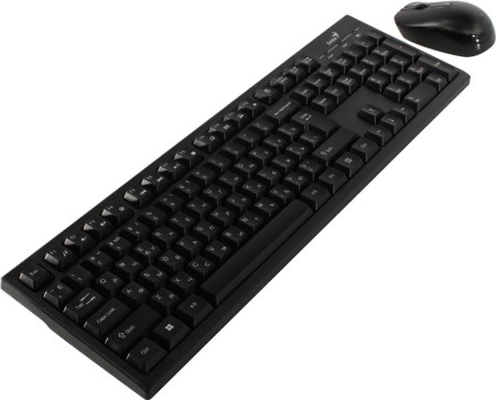 клавиатура + мышь genius km-8101 usb black 