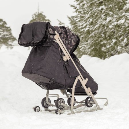 санки ника детям 7-5 нд7-5н шоколадный