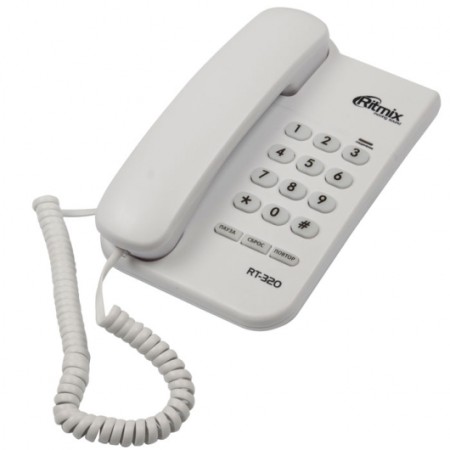 телефон ritmix rt-320 white
