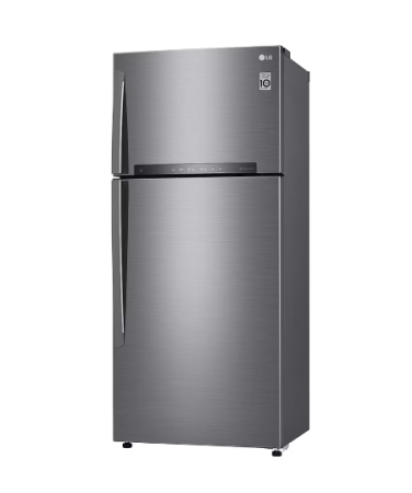 холодильник lg gn-h702hmhz серый, дисплей (180,0)
