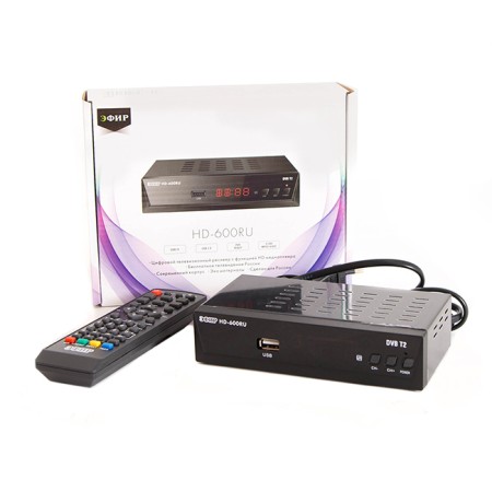 цифровая приставка эфир hd-600 dvb-t2 hd