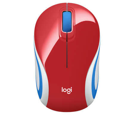 мышь беспроводная logitech m187 red