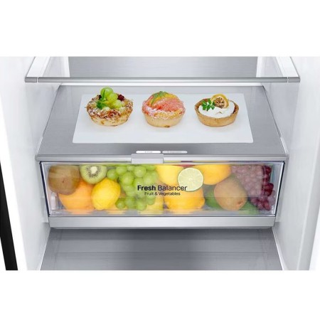 холодильник lg gc-b509 sbum черный, дисплей (203,0)