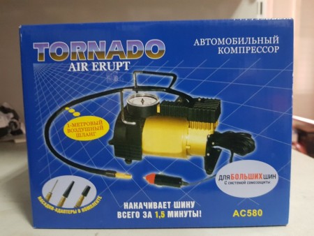 автокомпрессор tornado ac-580 (30 л/мин)