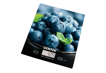 весы кухонные centek ct-2462 голубика