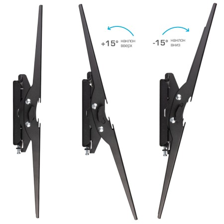 кронштейн tuarex olimp-204 черный 26-65"