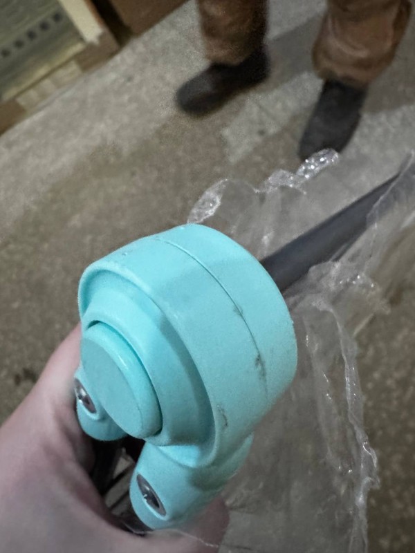 Сушилка для белья Ника СБ4 на ванну (серый), замятая, потертости