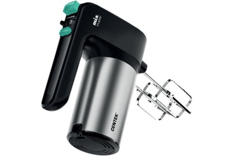 миксер centek ct-1123 черный/сталь