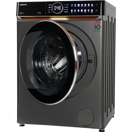 стиральная машина hiberg i-ddq10-814 sd steam, inverter, темно-серый