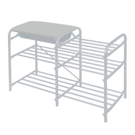 этажерка ника "люкс 5" этл5-1 светло-серый/матовый серый (790х330х510)