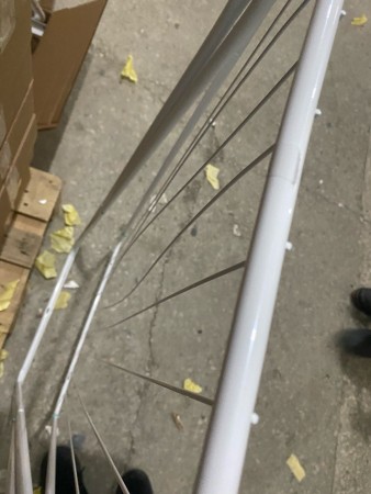 сушилка для белья ника 10 сб3 (белый)  потертости , нет упаковки