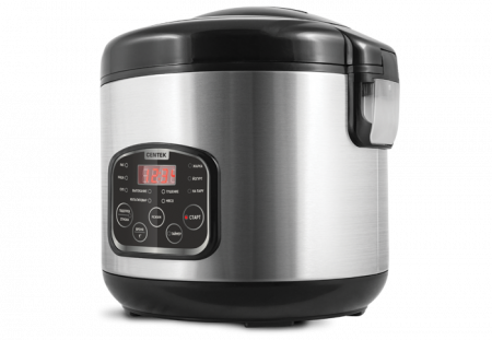 мультиварка centek ct-1490 черный/сталь
