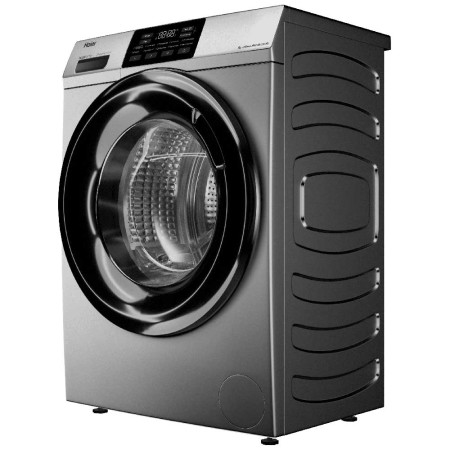стиральная машина haier hw60-bp12919bs inverter, steam, серебро