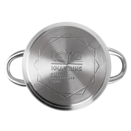 кастрюля lara lr02-266 2,1л афина