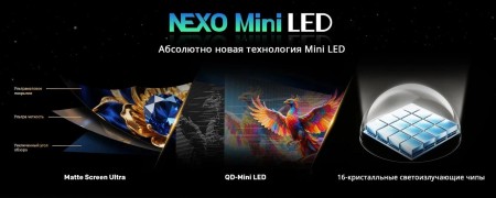 телевизор mini led skyworth 65x66h smart tv,4k uhd,google tv,google assistant -