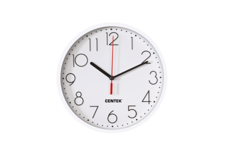 настенные часы centek ct-7105 белый