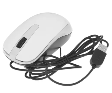 мышь проводная genius dx-120 usb white