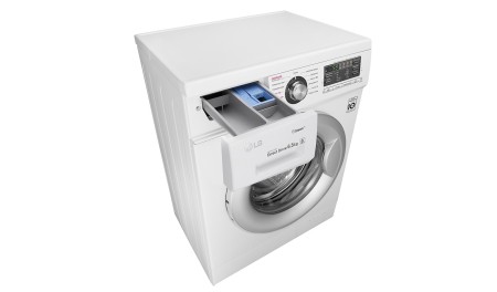 стиральная машина lg f12b8wds7 steam, белый