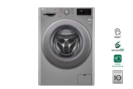 стиральная машина lg f2m5hs7s steam, серебро