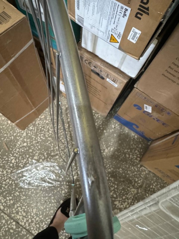 Сушилка для белья Ника 10 СБ3 (серебряный) Погнута, царапины, потертости