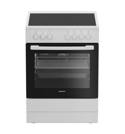 электро плита hotpoint hs6v5phw   