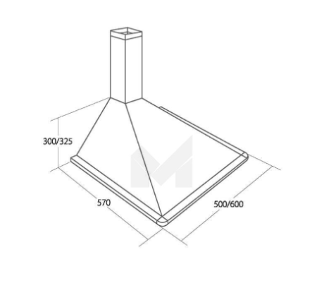 вытяжка akpo wk-3 elegant 50 золото + сетка