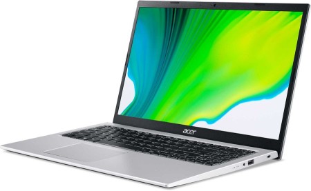 ноутбук acer aspire 1 a115-32-p26b, 15.6", intel pentium silver n6000 1.1ггц, 4гб, 128гб emmc, intel uhd graphics , windows 10, nx.a6mer.00b, серебристый