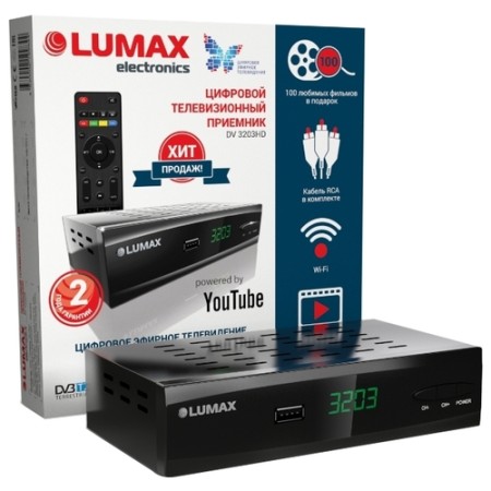 цифровая приставка lumax dv3203hd dtv-t2