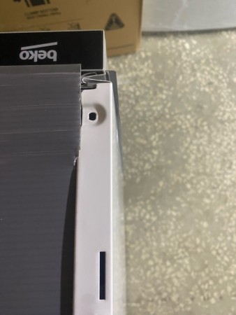 посудомоечная машина beko bdin38530a inverter, небольшие вмятины, загрязнения, нет болтов