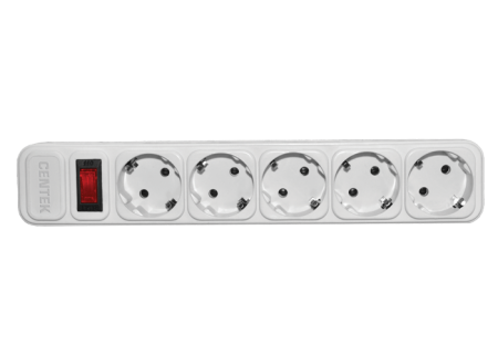 сетевой фильтр centek ct-8900-5-1,8 (белый)