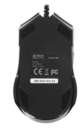 мышь проводная a4tech x89 usb maze black