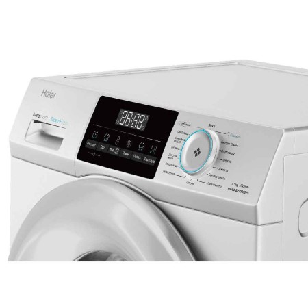 стиральная машина haier hw65-bp129301b inverter, steam, белый