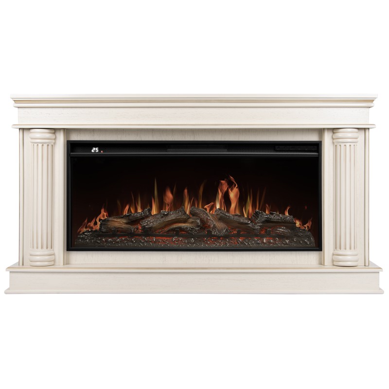 Портал Firelight Olympia 42/40/36", слоновая кость с золотой патиной