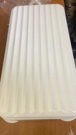 настольная газовая плита centek ct-1522 белый, мятая крышка