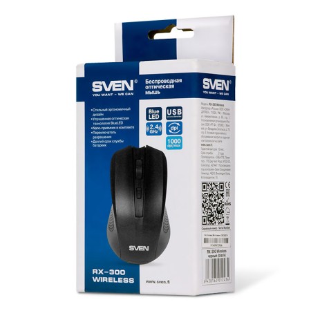 мышь беспроводная sven rx-300 wireless