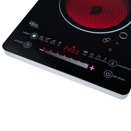 настольная электро плита oasis a-ts1g