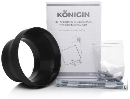 вытяжка konigin loon black 60