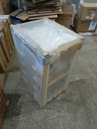 электро плита hansa fccw 58212 integra, вмятина в боковой части корпуса