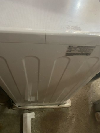 стиральная машина lg f2m5hs6w steam, белый-, загрязнения и царапины