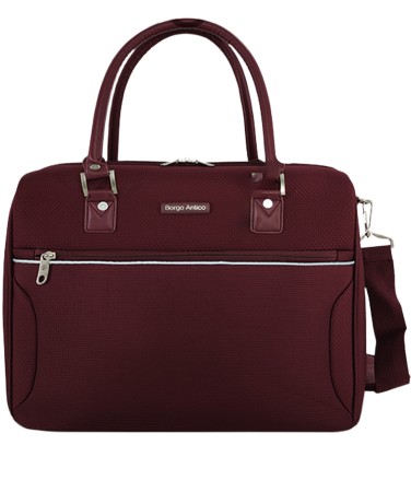 чемодан и бьюти-кейс "borgo-antico", ba-6083-01, 63л (m) бордовый