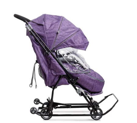 санки ника наши детки ндт6/6 баклажановый с полосками 