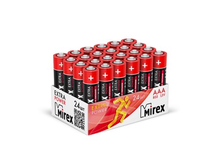 элемент питания mirex r03 (1шт) aaa