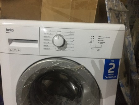 стиральная машина beko rkb 68801 ya замята крышка, без упаковки