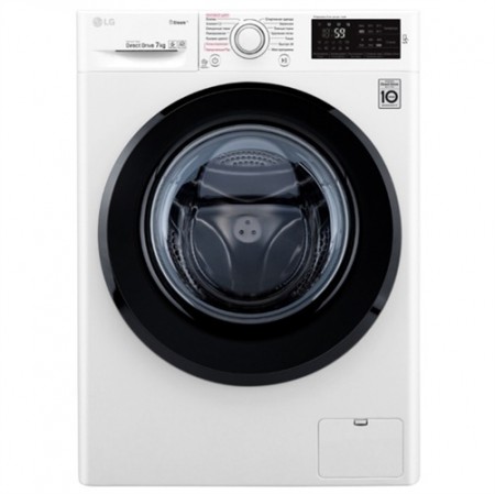 стиральная машина lg f2m5hs6w steam, белый