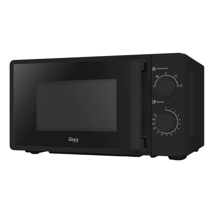 микроволновая печь oasis mw-70rb черный